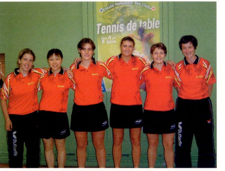 2005 — l'équipe Dames en Pro A (France Tennis de Table n°806)