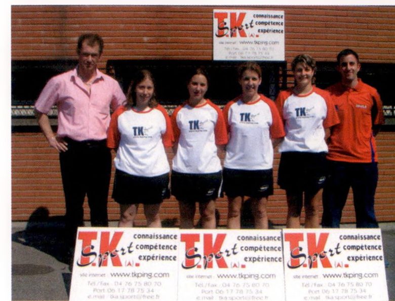 2006-2007 — l'équipe Dames en Pro B (France Tennis de Table n°817)