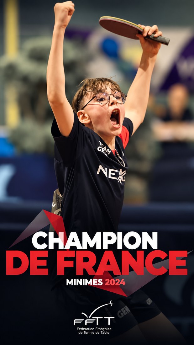 Nolan Johnston, champion de France minimes en simple (2024)