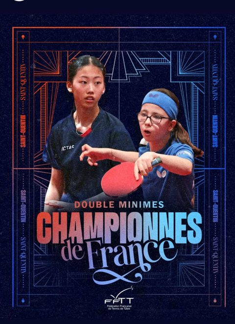 Chloé — Championne de France double minimes (2025)
