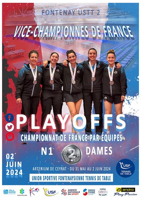 USFTT — Vice championnes de France Nationale 1 (2024) USFTT — Vice championnes de France Nationale 1 (2024)