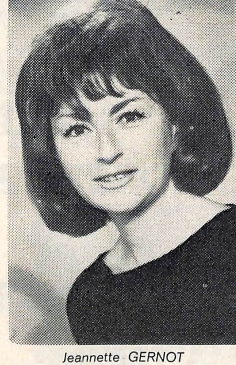 1965 — Jeannette Gernot (France Tennis de Table n°204)